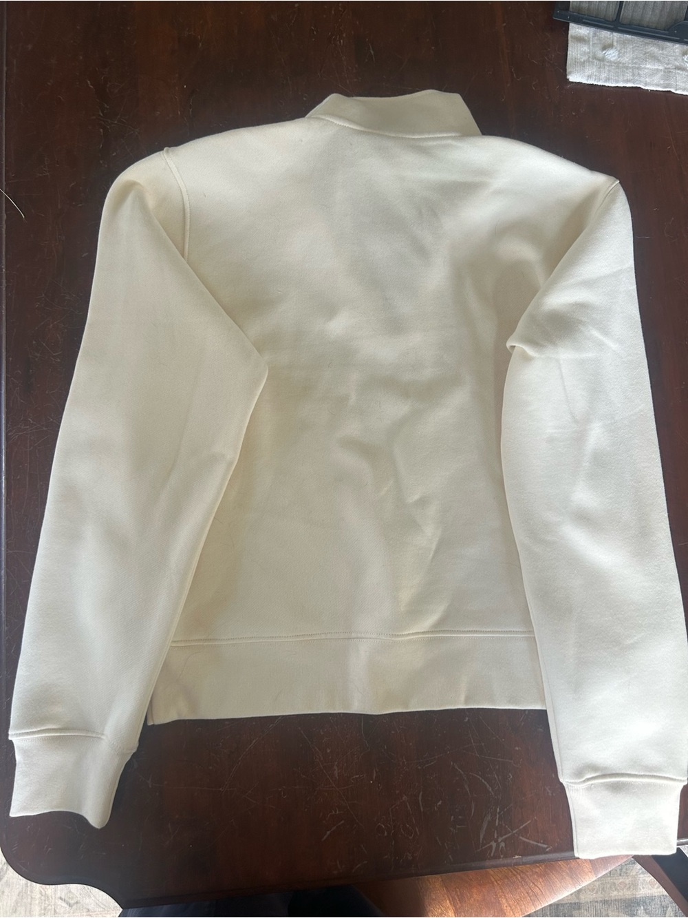 Hilary Duff Official Tour Merch White Quarter-Zip Pullover - Picture 4 of 5